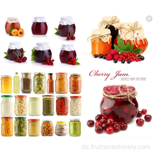Cherry Processing Line Saft Jam -Getränk -Produktionslinie